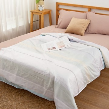 美國棉印花純棉涼被(盛夏海洋)-150X190CM