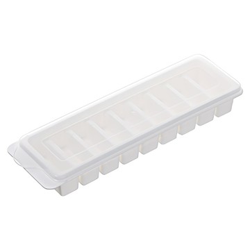 KEYWAY 挪威大冰柱加蓋製冰盒 9格  26.4 x 8.1 x 3.8cm  白色  1個