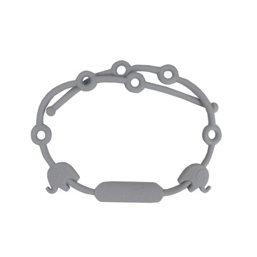 akachan honpo - angelette 多功能防掉繩-灰色大象-灰色