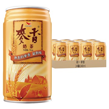 統一 麥香 奶茶  340ml  24罐