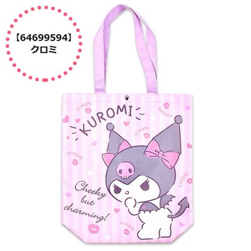 Sanrio characters A4 Tote Bag Tote kids girl elementary school eco bag Kuromi