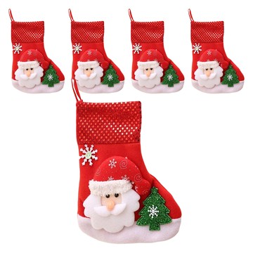 可愛聖誕襪套裝  小  聖誕老人  1組