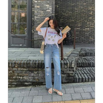 MANIFEST 正韓割破直筒褲 925 新品