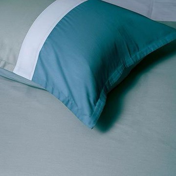 【寬庭】義大利簡約寢飾四件式｜艾格尼 翡翠綠( 雙人)