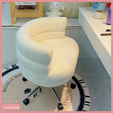 新品❤免運 網紅主播椅 臥室BOBO電腦椅 陞降化妝椅 梳妝臺凳子 女生可愛靠背椅 單人休閒椅