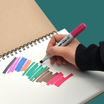 馬克筆繪畫本學生動漫涂色本A4速寫本畫紙手繪繪圖空白加厚紙【益三和】可開發票