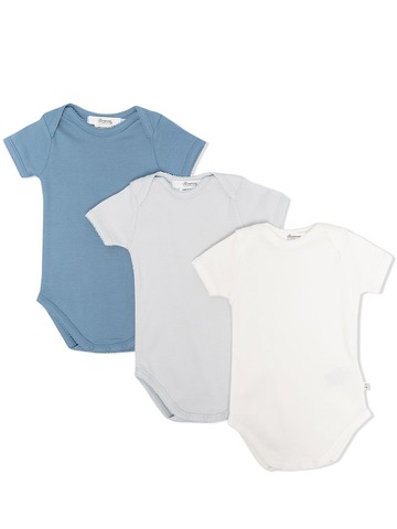 Bonpoint - three-piece bodies set - kids - Cotton - 1 - White