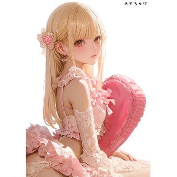 【12月新品6】07-111-0055 人物貼紙 性感情人節女孩