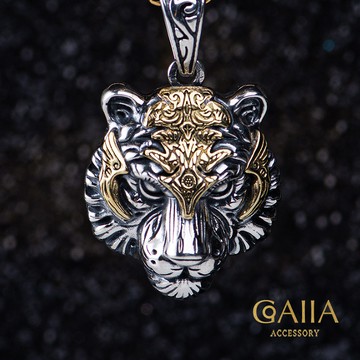 S925純銀吊墜。虎王 | LU