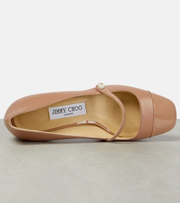 Jimmy Choo Elisa 45 leather pumps
