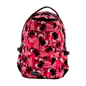 彩蝶飛舞系列 Ultra+小尺寸後背包-浪漫紅-設有13吋筆電夾層