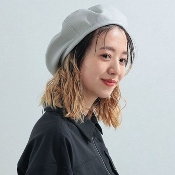 Ray BEAMS / 女裝 合成 皮革 貝蕾帽