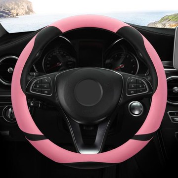 可愛卡通小熊女士汽車方向盤套適用于帝豪S繽越星瑞 34cm圓形d型