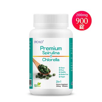 【遠東生技】司必樂多 藍綠雙藻濃縮錠200毫克(900錠/瓶)