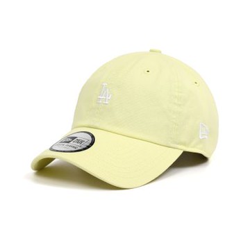 New Era 棒球帽 Casual Classic Essential Dodgers 洛杉磯道奇 鵝黃 帽子 NE14700330