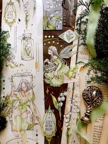 鈴蘭寄思膠帶－(２種材質)