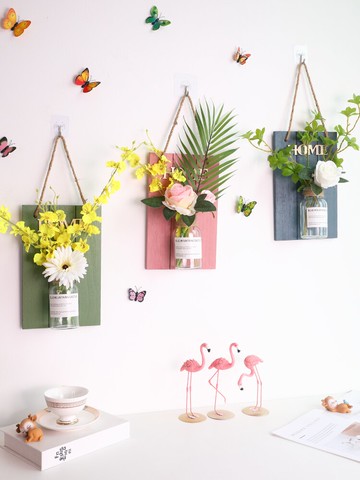 ins餐廳墻面裝飾花藝掛飾客廳玄關掛件臥室墻上壁掛裝飾品免打孔