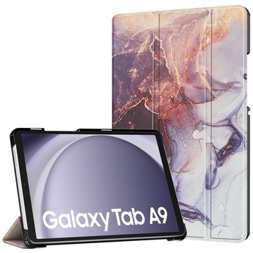 適用于三星tab A9 8.7寸平板電腦三折卡斯特磁吸支架保護套鑫弘-3C數碼
