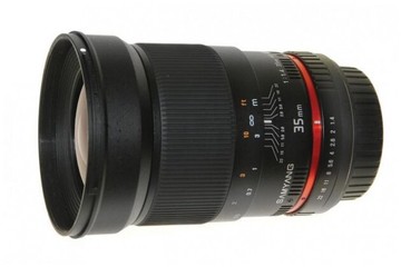 Samyang鏡頭專賣店35mm/F1.4 ASPH UMC 廣角  for Olymous 4/3 (E400 E500 E3)(保固二個月)