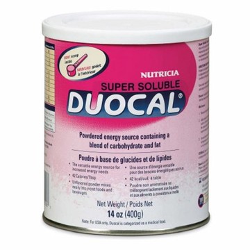 High Calorie Oral Supplement Duocal Unflavored 14 oz. Can Powder Case of 6 by Nutricia North America