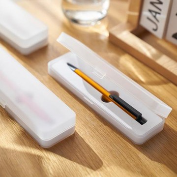 廠家直銷小號磨砂筆盒迷你便攜磨砂質感收納神器學生用磨砂文具盒