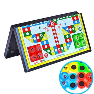 。飛行棋磁性折疊便攜式磁鐵游戲大號磁石飛機棋類小學生兒童益