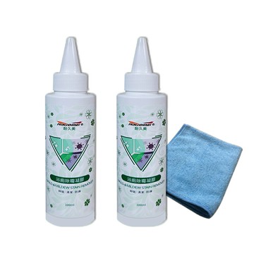 水摩爾 耐久美浴廁除霉清潔劑 除霉凝膠100ml 2瓶送3D倒鉤擦巾1條 強效除霉劑 茶樹精油不刺鼻 衛浴廚房壁磚隙縫馬桶地板皂垢尿垢除霉劑