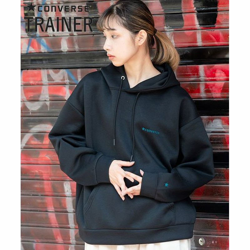 Sb Select エスビーセレクト Converse 鹿の子スポンジクルーネック長袖スポンジスウェット コンバース トレーナー レディース メンズ スエット 刺繍 ロゴ 長袖 ルームウエア ユニ メンズ ブラック 通販 Lineポイント最大1 0 Get Lineショッピング