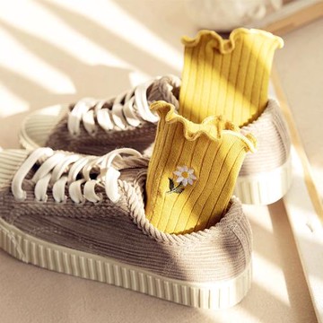 月子襪春秋季純棉產后老人松口孕婦產婦襪中筒夏季4五6月襪子純色