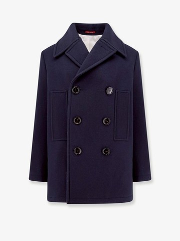 Wool peacoat with cotton lining - GUCCI - gender_Man