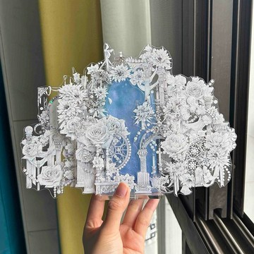 OKMT新七天X二妃 原創流麻咕卡貼紙PET手帳膠帶貝殼光 月光之城