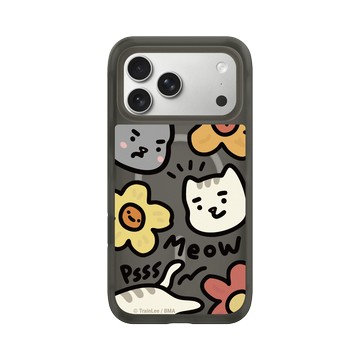 iPhone 17 Pro Max AirX 本質黑 - 小貓貓們 Little Cattos - Meow&Flowers