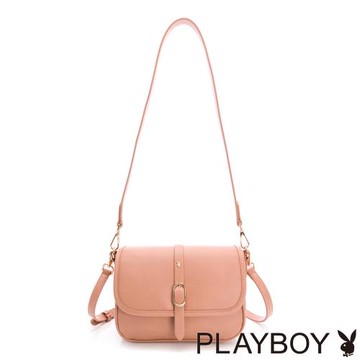 PLAYBOY - 斜背包  Brief系列 - 粉色