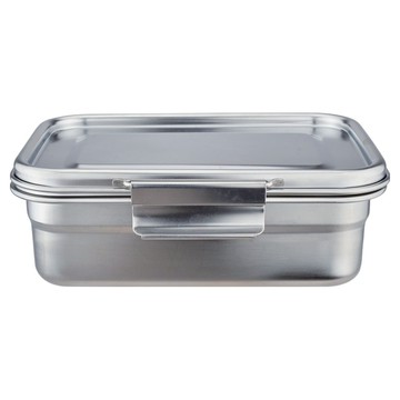 PLUS PERFECT 理想 極緻316不銹鋼保鮮盒  銀色  1個