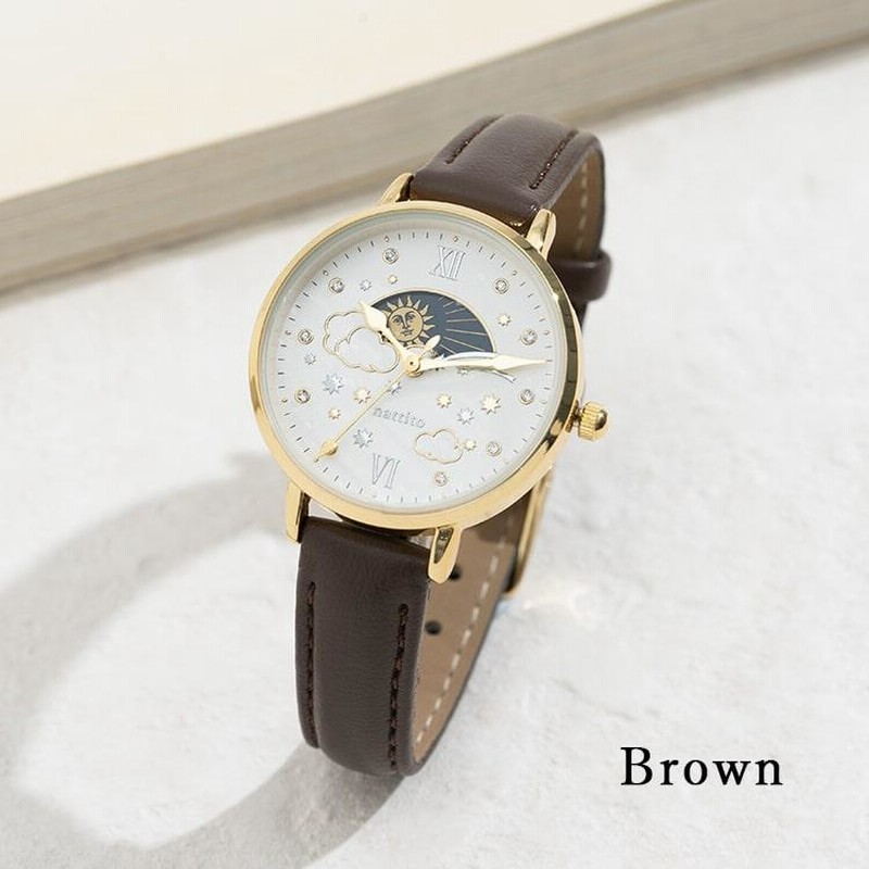 お値下げしました!♡素敵な腕時計レディースです。 腕時計 レディース サン＆ムーン かわいい おしゃれ 大人