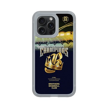 iPhone 15 Pro Max AirX 流變灰 - 職棒-中信兄弟 Brothers - 2022中信兄弟總冠軍紀念款-鋼鐵藍