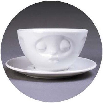 德國Tassen精瓷趣味咖啡杯盤子組B