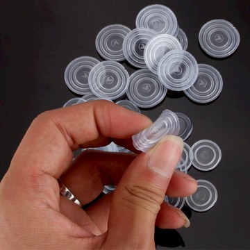 茶幾玻璃墊片 玻璃防滑墊片 玻璃膠墊吸盤透明硅軟膠茶幾墊子墊片