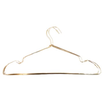 SHIMOYAMA 耐候防鏽太空鋁金屬衣架  復古金  2個