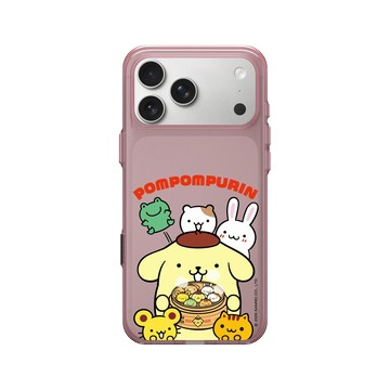 iPhone 17 Pro Max Clear (相機按鈕) 晶醺玫 - 三麗鷗-布丁狗30週年 PomPomPurin (30th Anniversary) - 上菜嚕