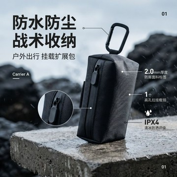 💢臺灣出貨💢多功能收納小掛包 防水包 鑰匙包硬幣零錢包加厚牛津布機能戰術包