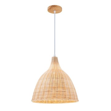 E27手工藤編單吊燈 B209-090042