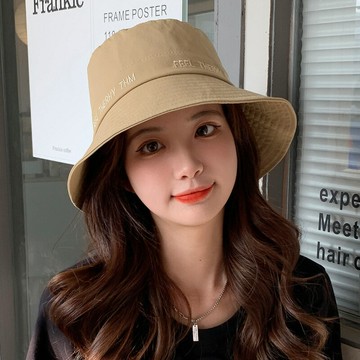 帽子女韓版百搭網紅防曬遮臉帽日系顯臉小早春漁夫帽女夏天