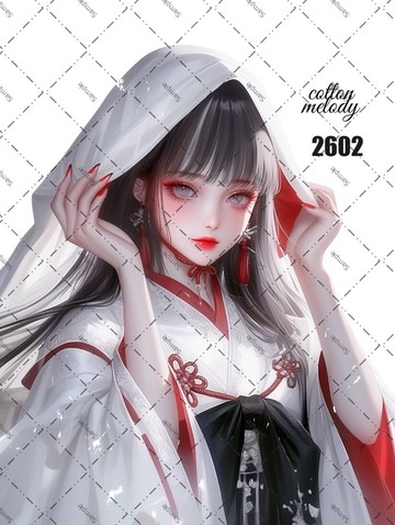 original sticker no.2602 人物貼紙 原創貼紙 原創人物貼紙 裝飾貼紙 cotton melody