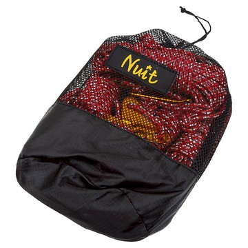 Nuit 努特 反光營繩三角調節片套裝組 NTR40  紅色  9 + 6.5 + 3.5m