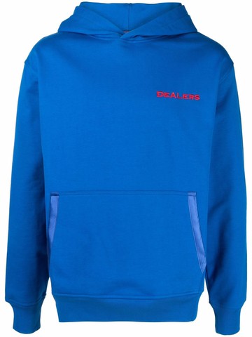 Just Don - embroidered-Dealers hoodie - men - Cotton - XXXL - Blue