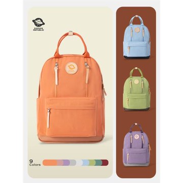 canvasrepublic帆布共和國雙肩包女電腦包大容量書包戶外出行背包