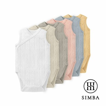 小獅王辛巴Simba Air Upper 透氣棉開襟包屁衣70cm(無袖)★衛立兒生活館★