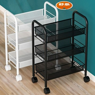 美容院專用拔火罐置物架白色洗臉盆院三層帶美容店工具美容推車