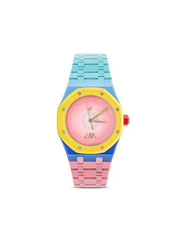 MAD Paris - customised Audemars Piguet Royal Oak 39mm - men - ceramic/stainless steel - One Size - Multicolour